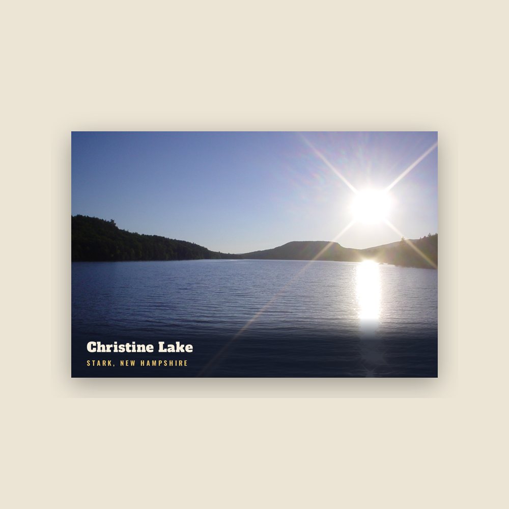 Stark Christine Lake Postcard