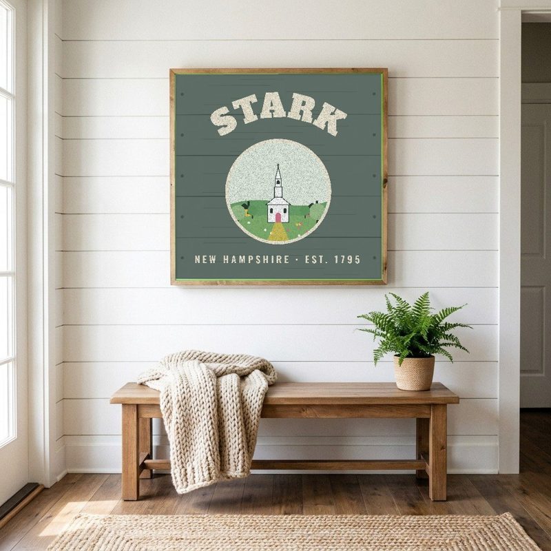 Stark Hometown Wood Sign