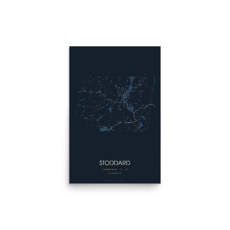Stoddard Street Map Poster · Midnight