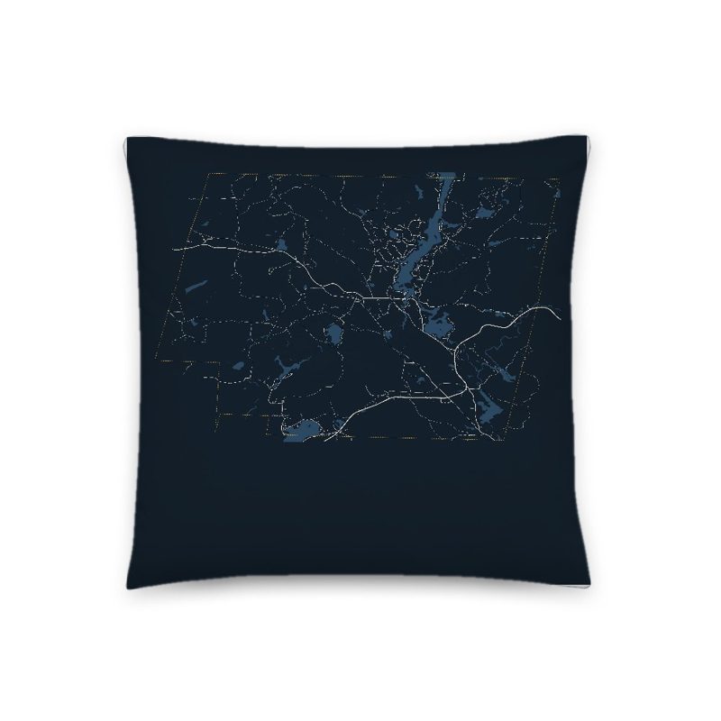Stoddard Map Throw Pillow