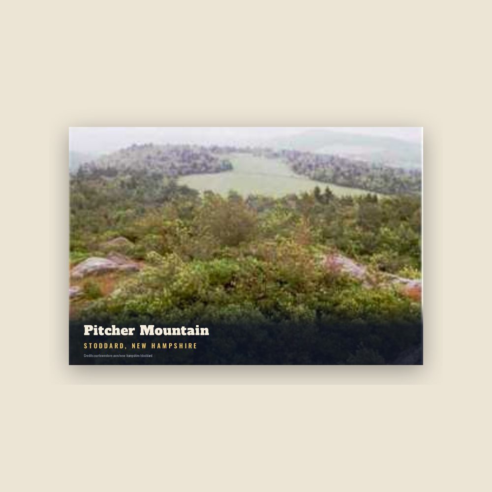 Stoddard Pitcher Mountain Postcard