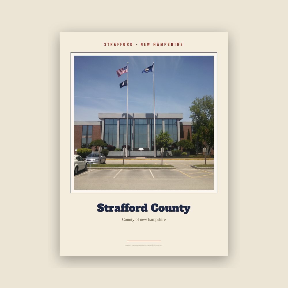 Strafford Strafford County Landmark Print