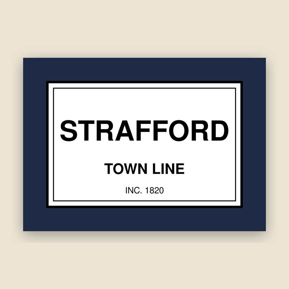 Strafford Town Line Mug