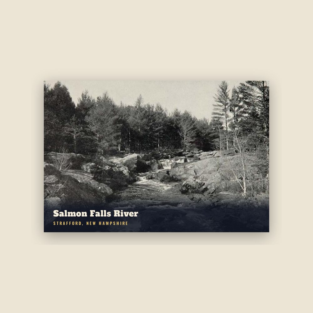 Strafford Salmon Falls River Postcard