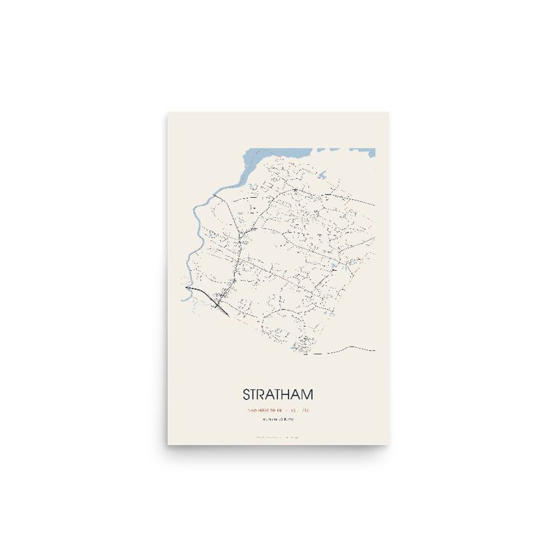 Stratham Street Map Poster · Linen