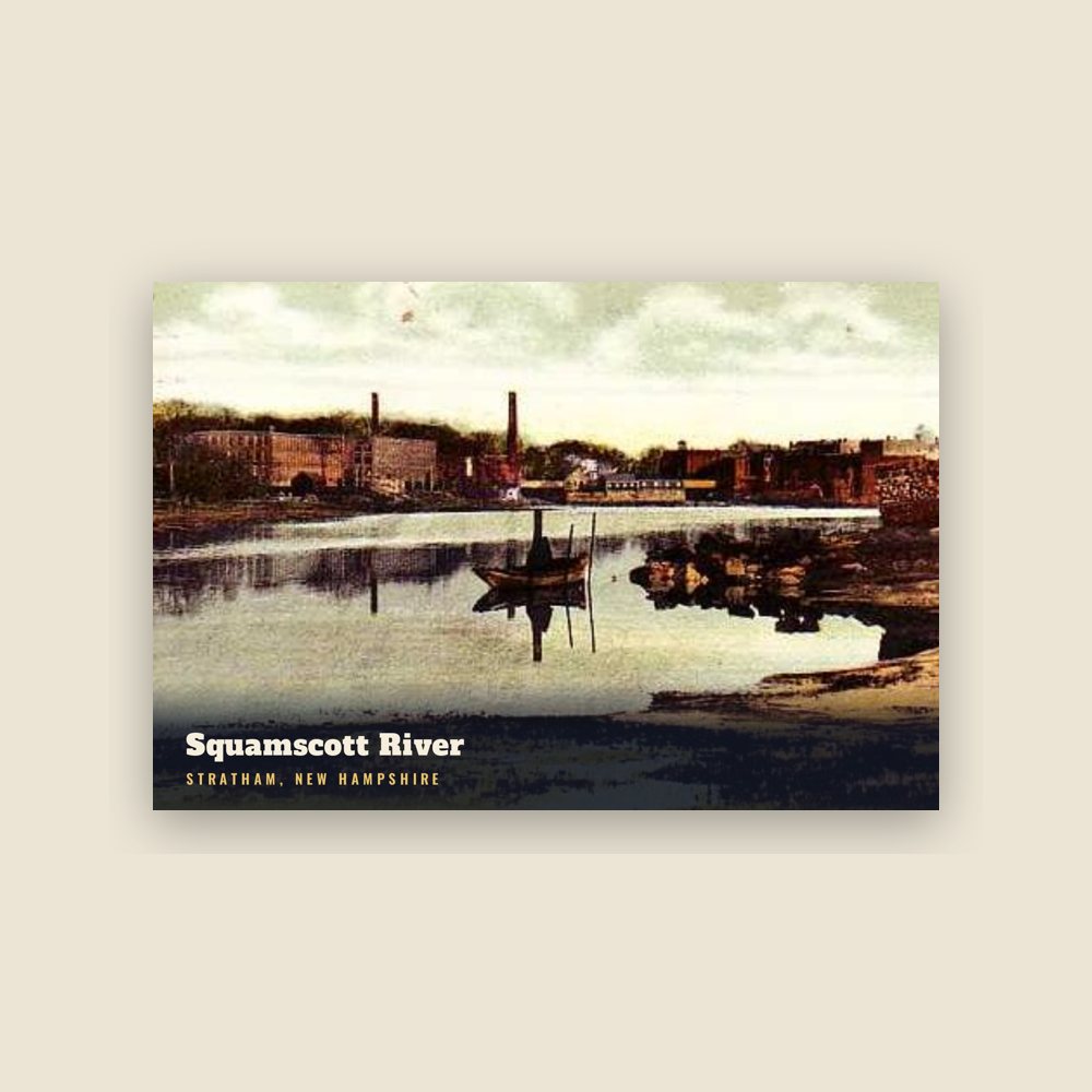 Stratham Squamscott River Postcard