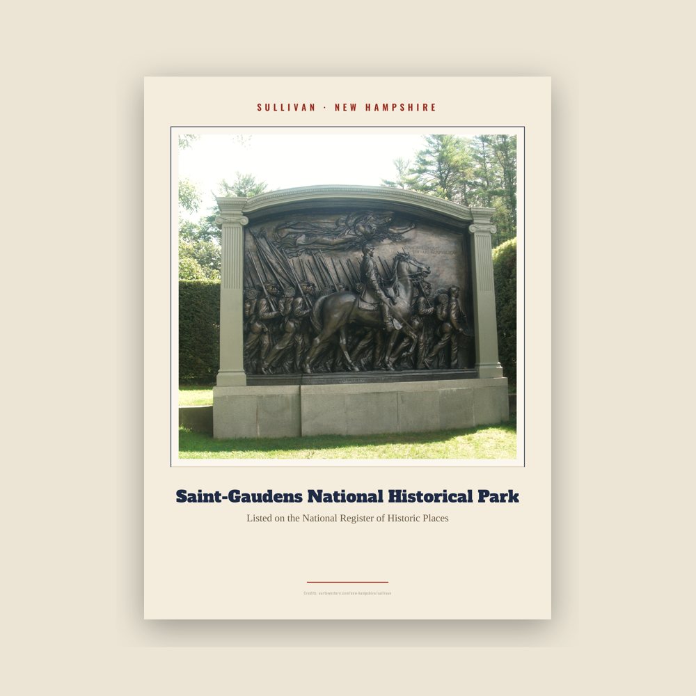 Sullivan Saint-Gaudens National Historical Park Landmark Print