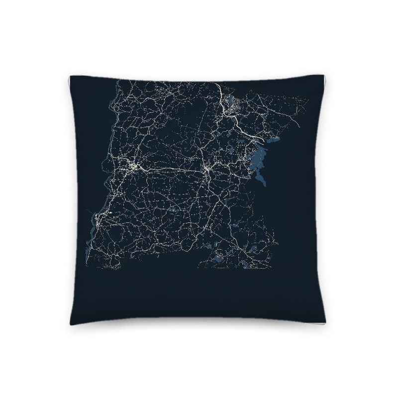 Sullivan Map Throw Pillow