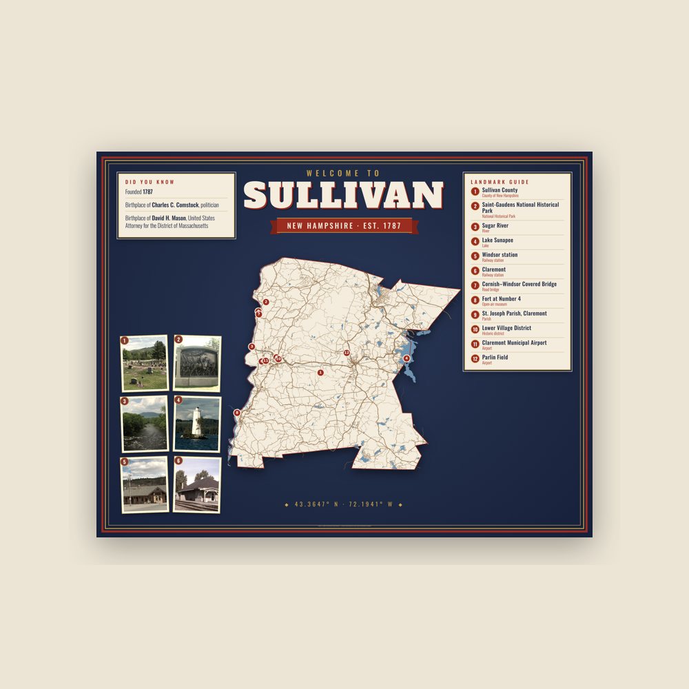 Sullivan Map Placemat