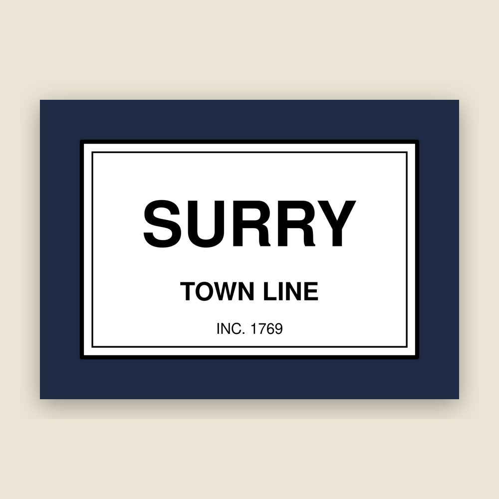 Surry Town Line Mug