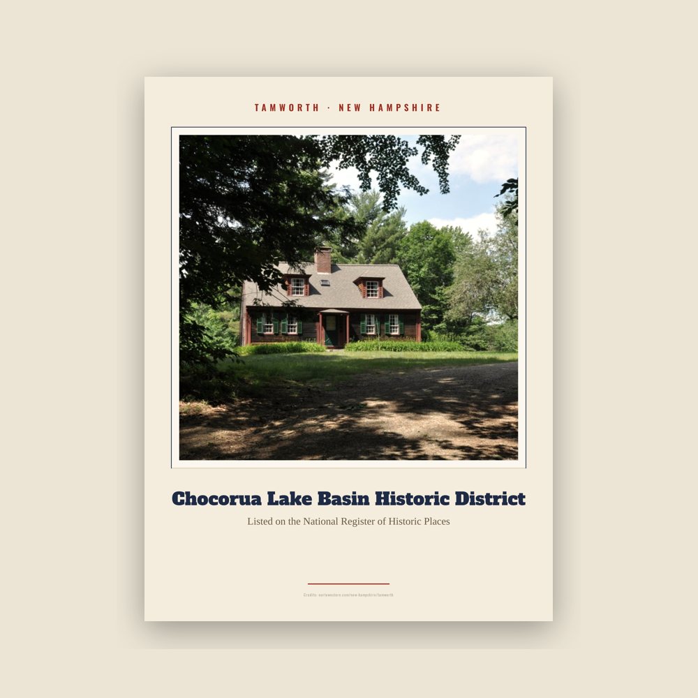 Tamworth Chocorua Lake Basin Historic District Landmark Print