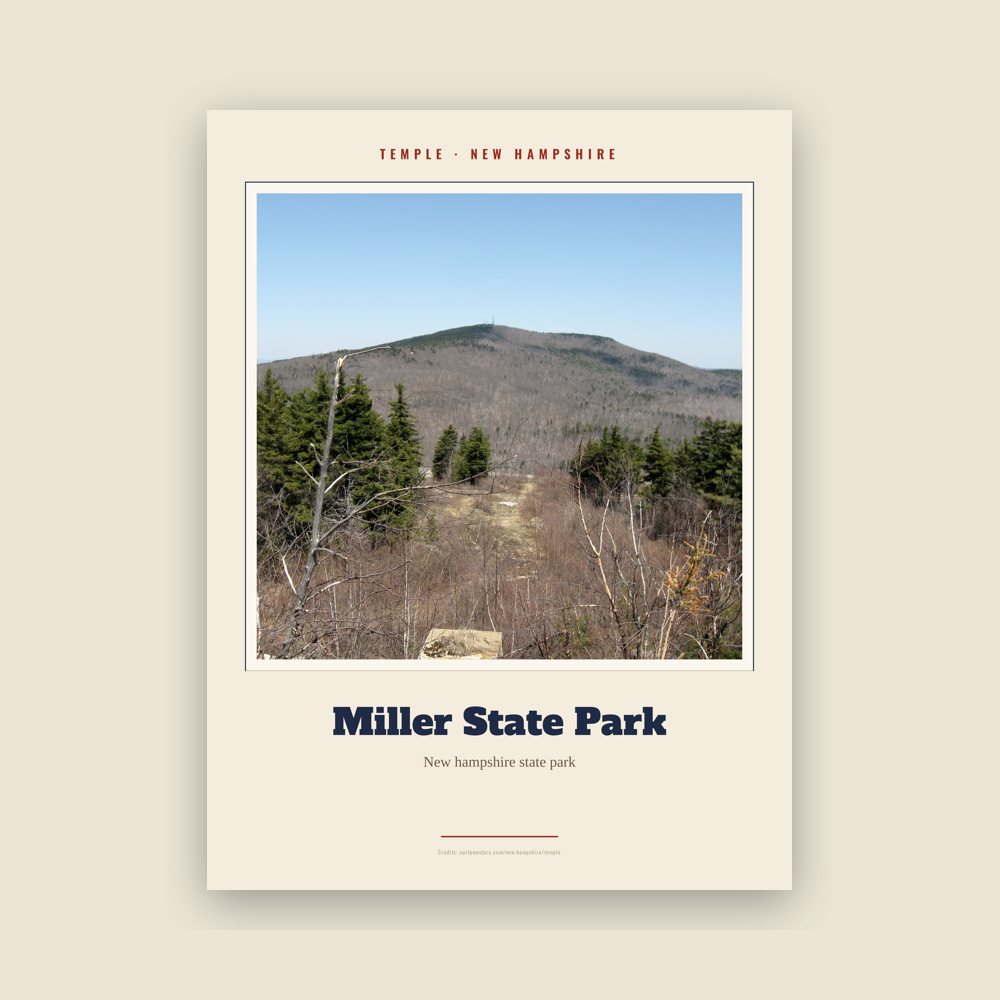 Temple Miller State Park Landmark Print