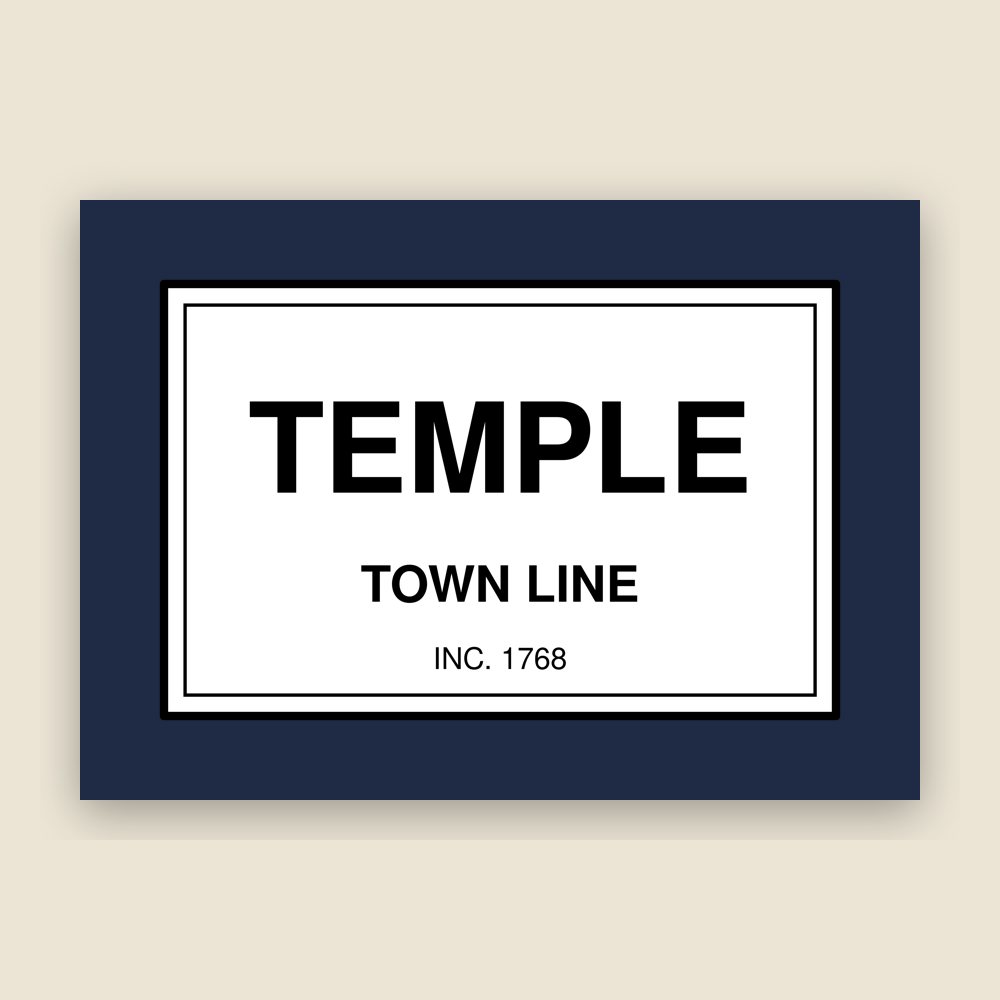 Temple Town Line Mug