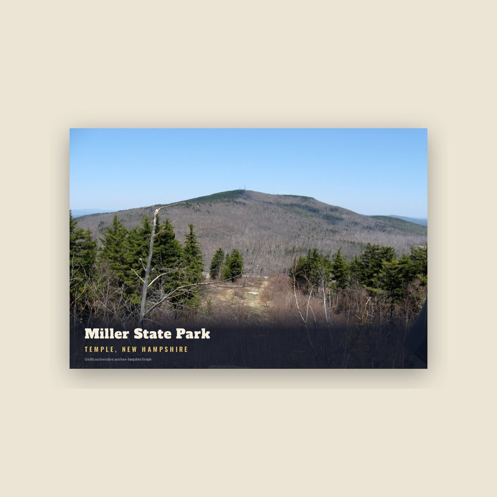 Temple Miller State Park Postcard