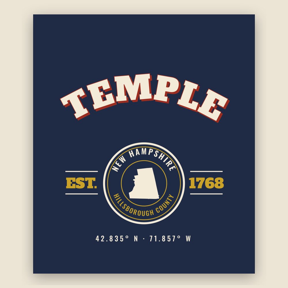 Temple Est. Tee