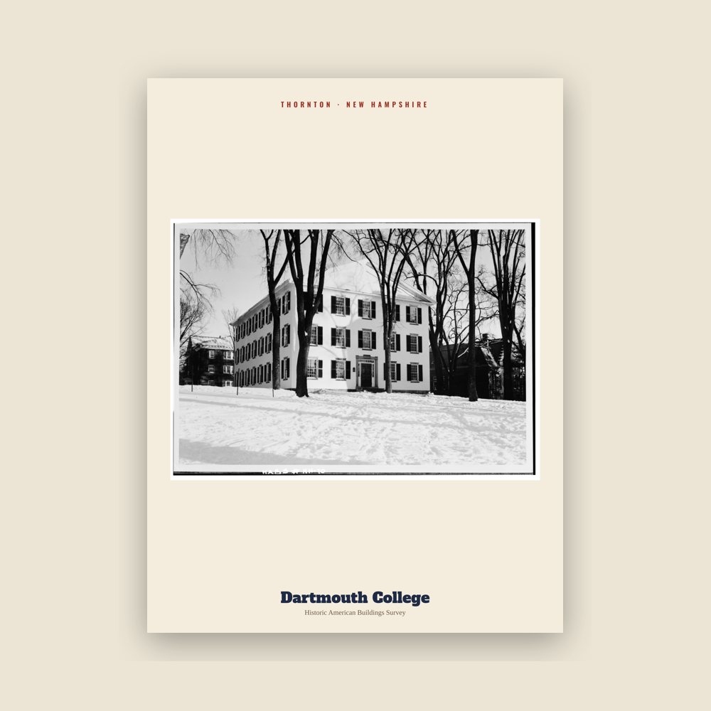 Thornton Dartmouth College Archive Print