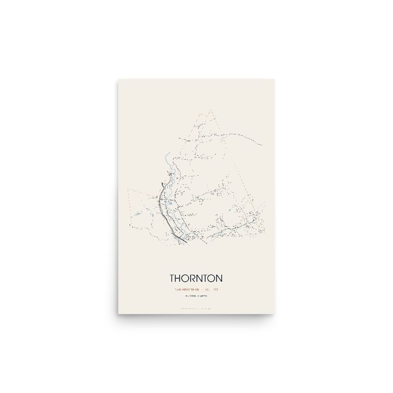 Thornton Street Map Poster · Linen