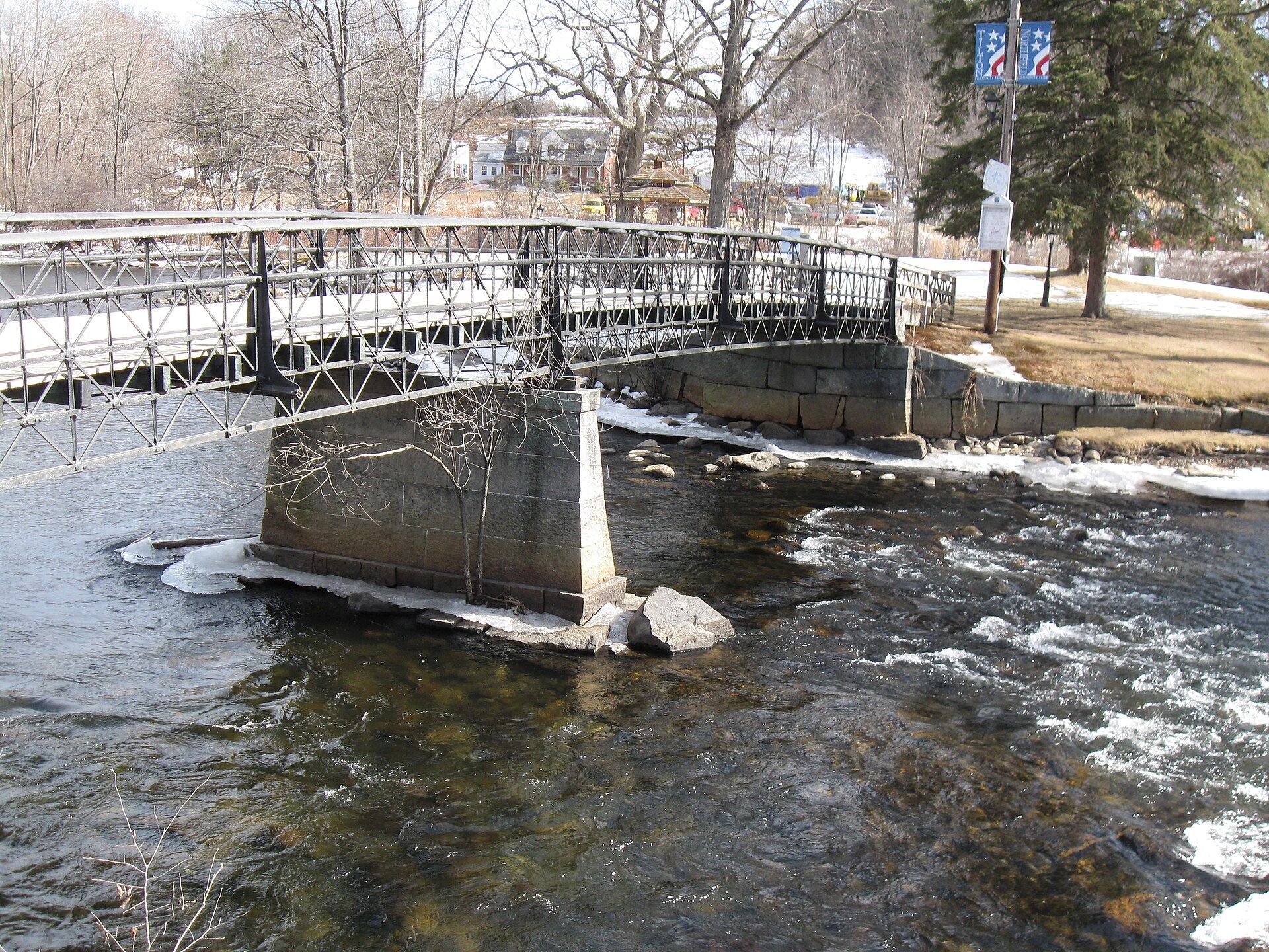 Tilton Island Park Bridge, Tilton, New Hampshire