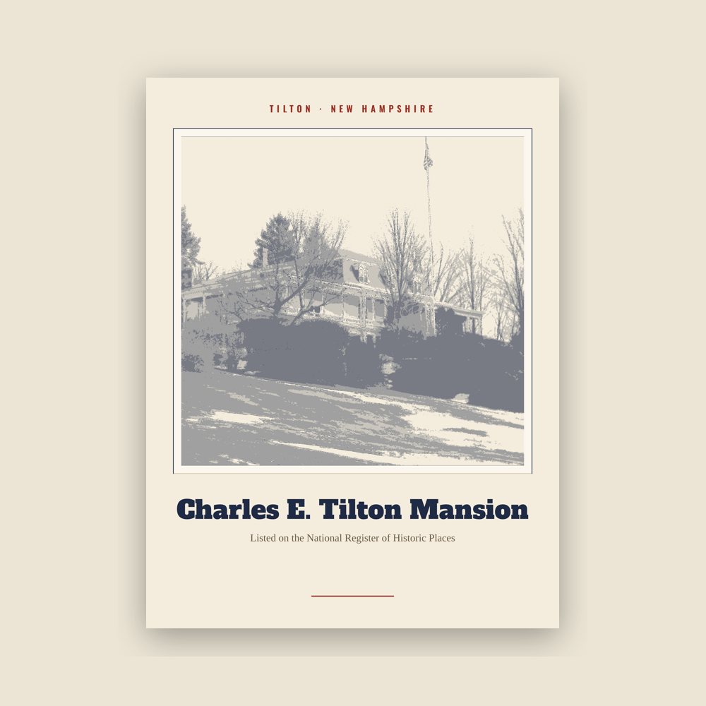 Tilton Charles E. Tilton Mansion Landmark Print