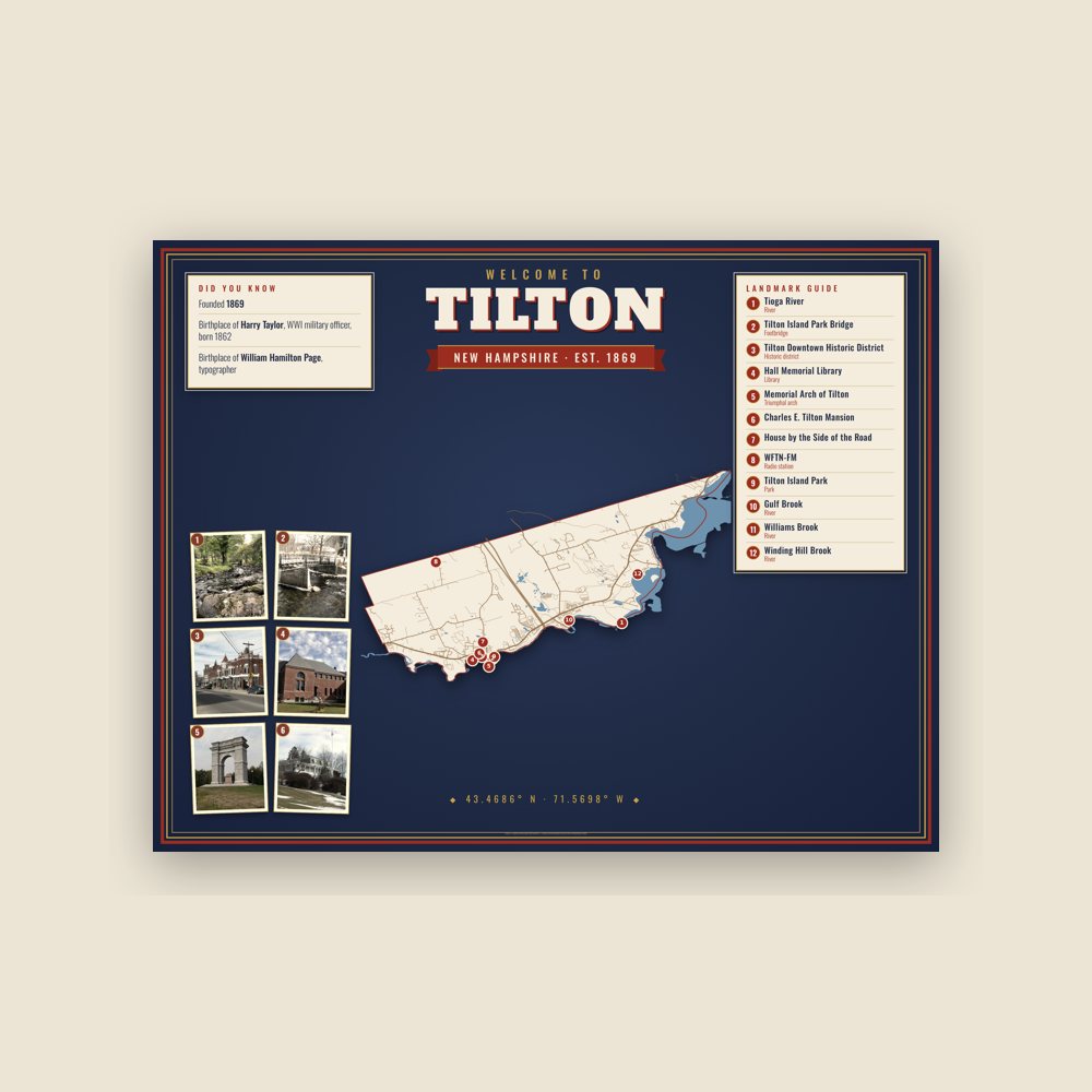 Tilton Map Placemat