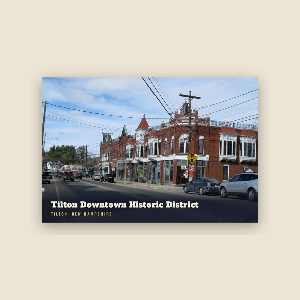 Tilton Tilton Downtown Historic District Postcard