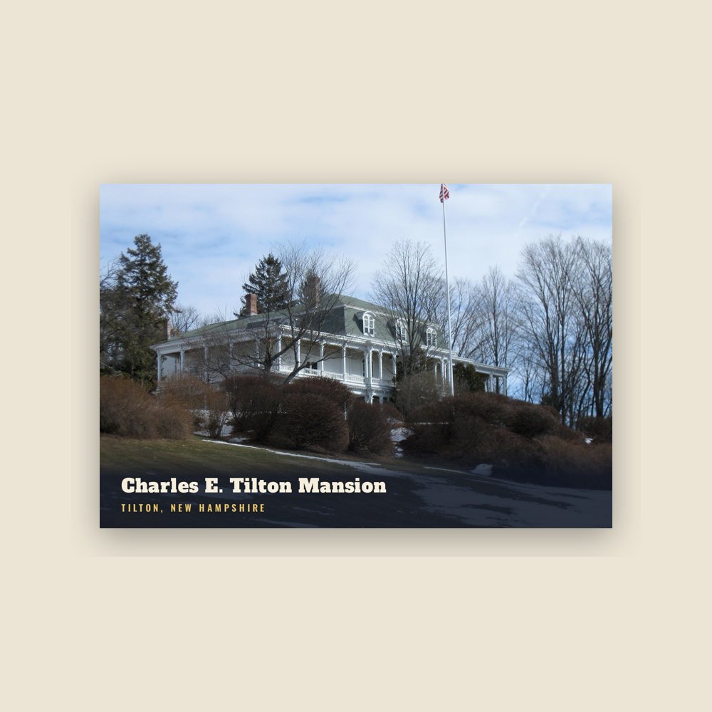 Tilton Charles E. Tilton Mansion Postcard