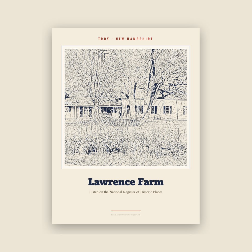Troy Lawrence Farm Landmark Print