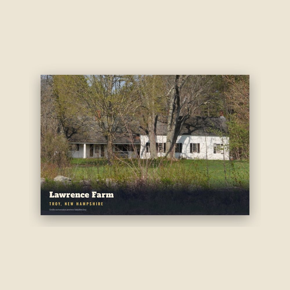 Troy Lawrence Farm Postcard