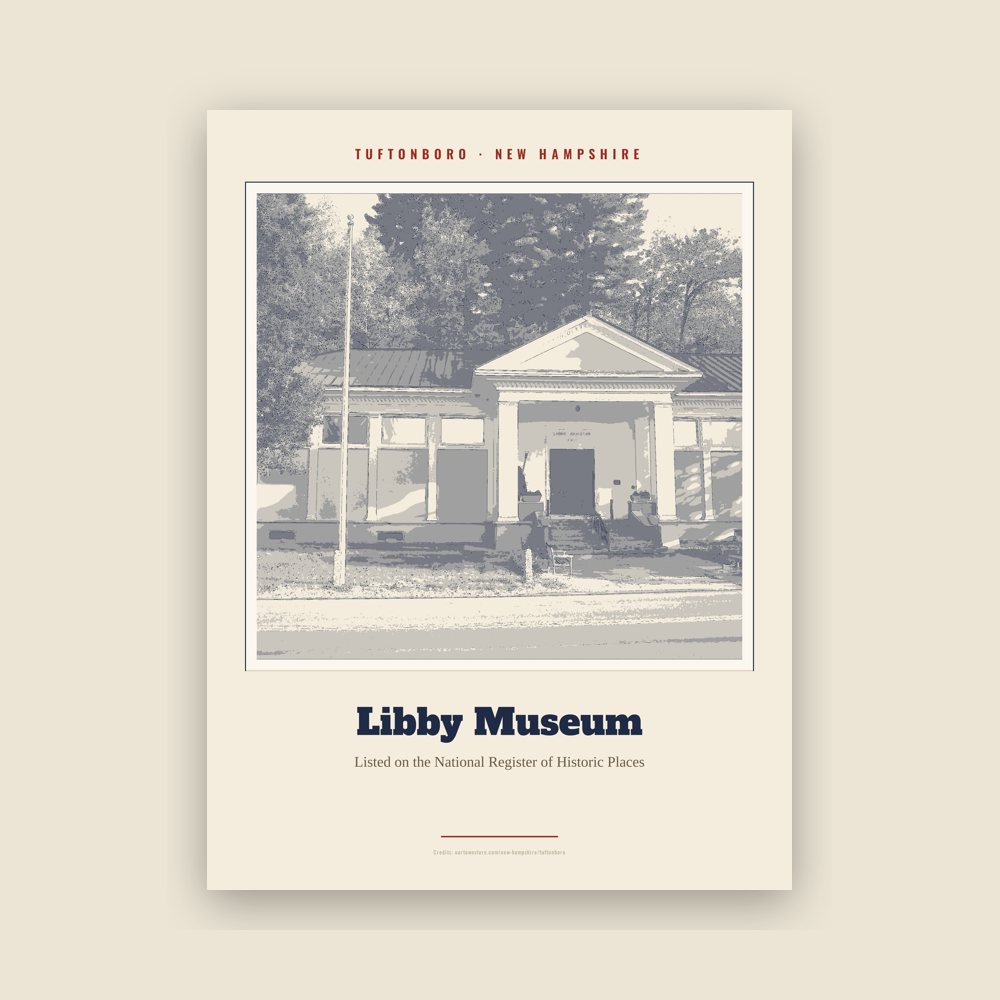 Tuftonboro Libby Museum Landmark Print