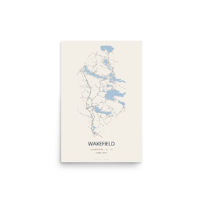 Wakefield Street Map Poster · Linen