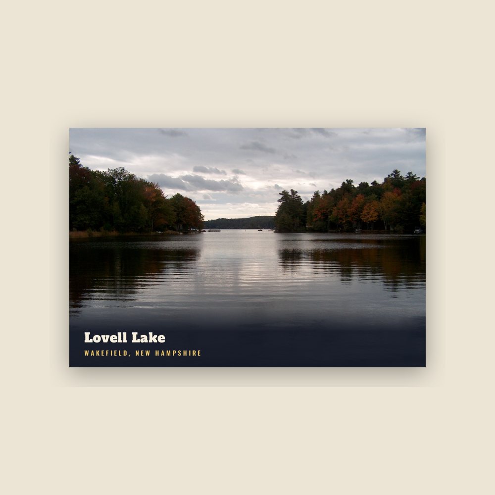 Wakefield Lovell Lake Postcard
