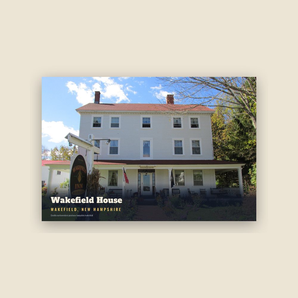 Wakefield Wakefield House Postcard
