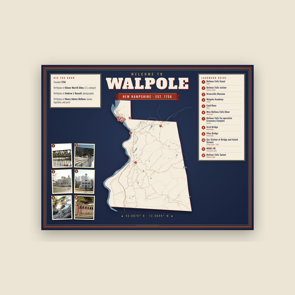 Walpole Map Placemat