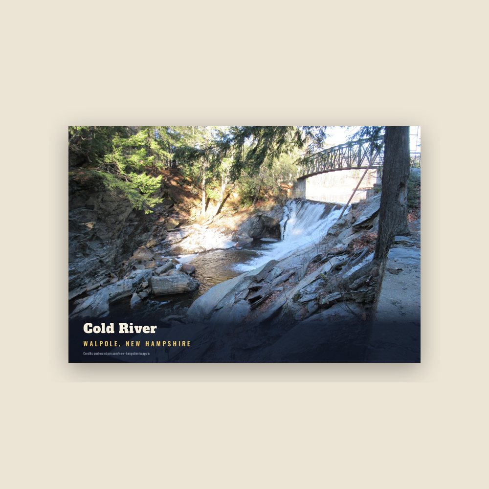 Walpole Cold River Postcard