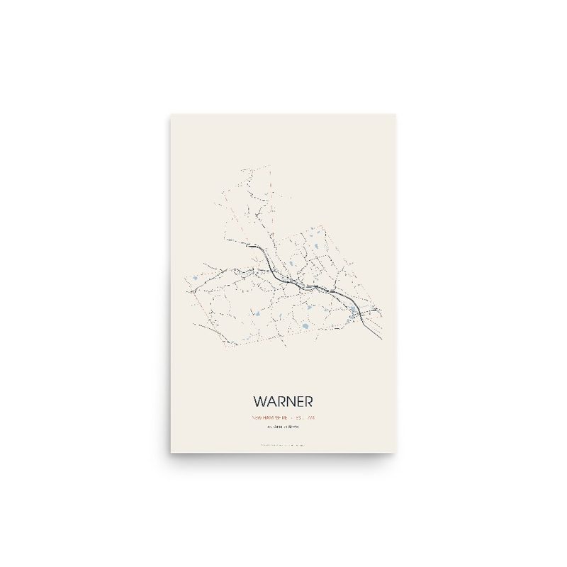 Warner Street Map Poster · Linen