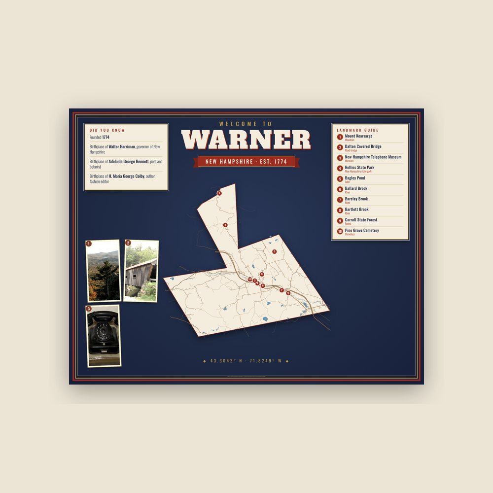 Warner Map Placemat