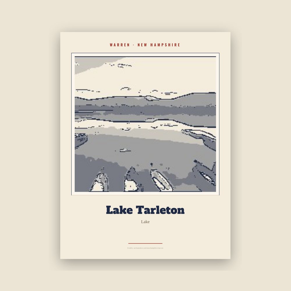 Warren Lake Tarleton Landmark Print