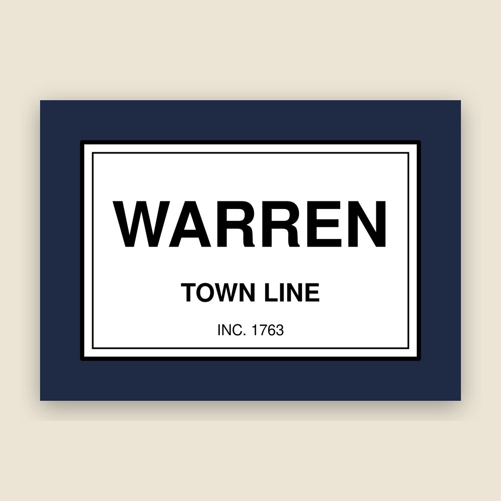 Warren Town Line Mug