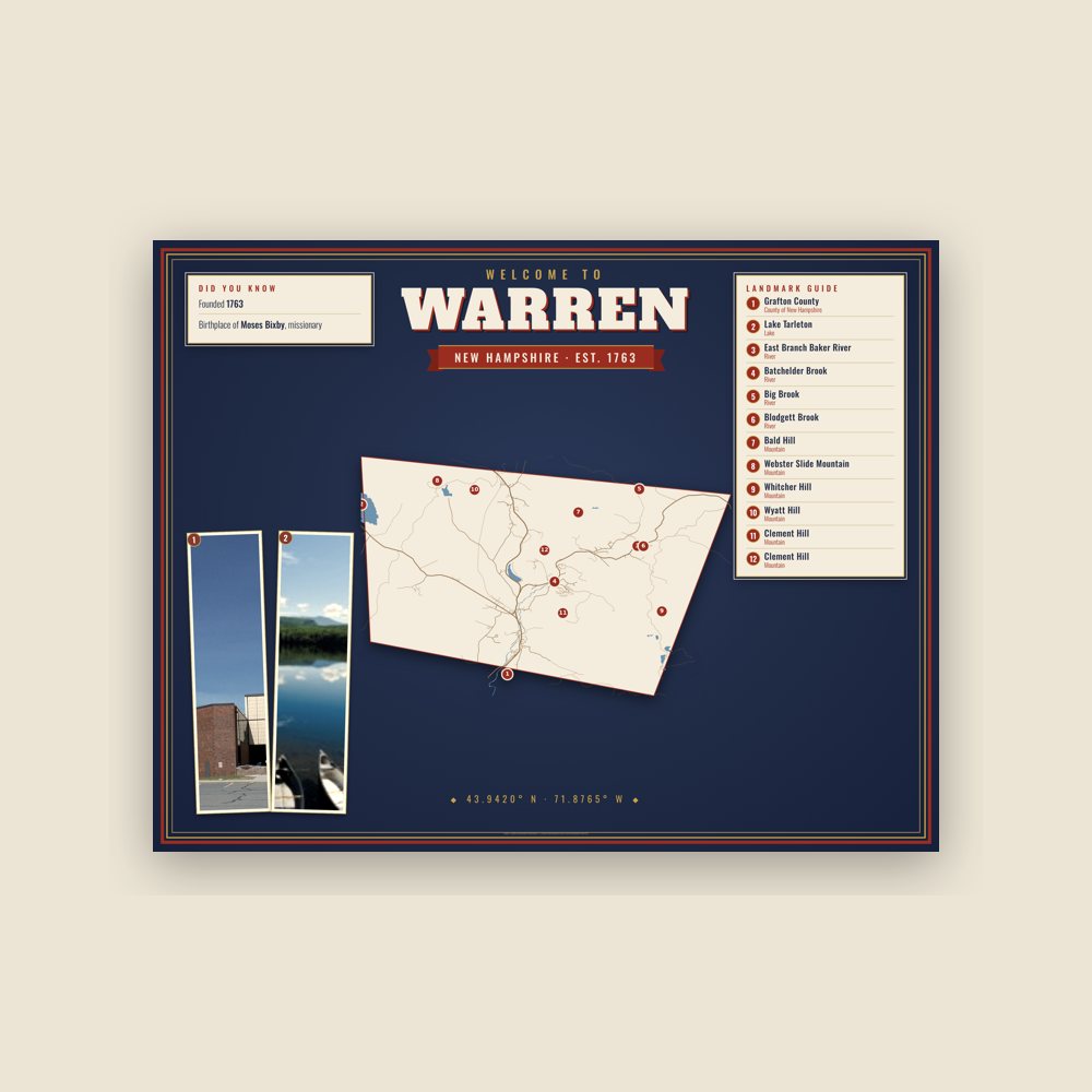 Warren Map Placemat