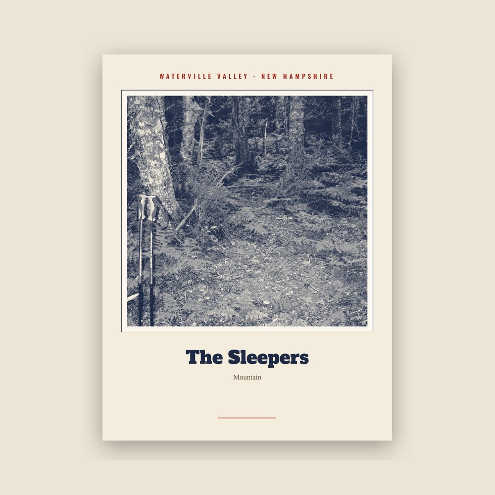 Waterville Valley The Sleepers Landmark Print