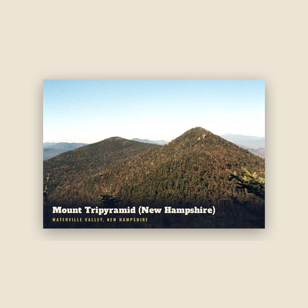 Waterville Valley Mount Tripyramid (New Hampshire) Postcard