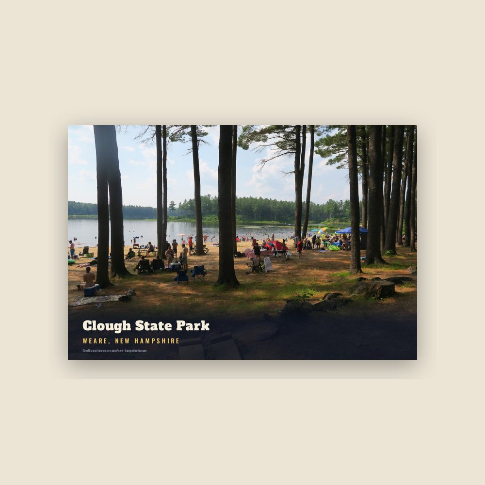 Weare Clough State Park Postcard