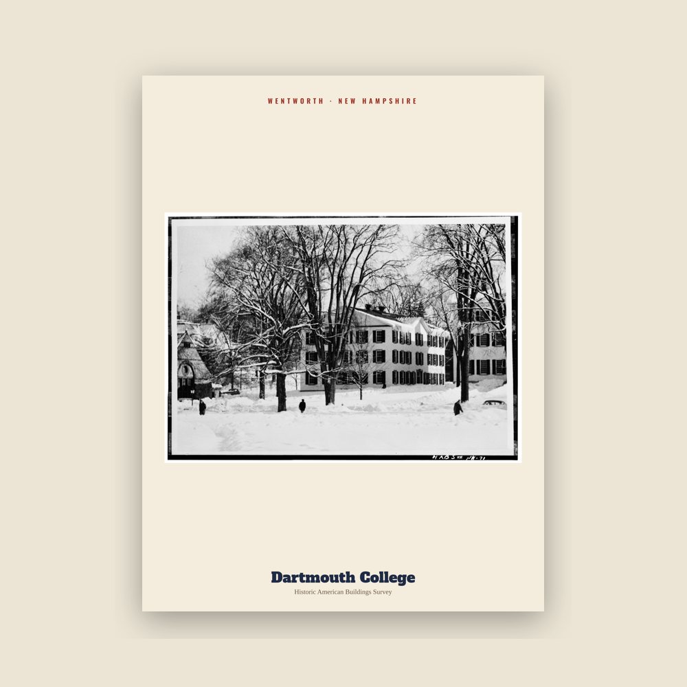 Wentworth Dartmouth College Archive Print