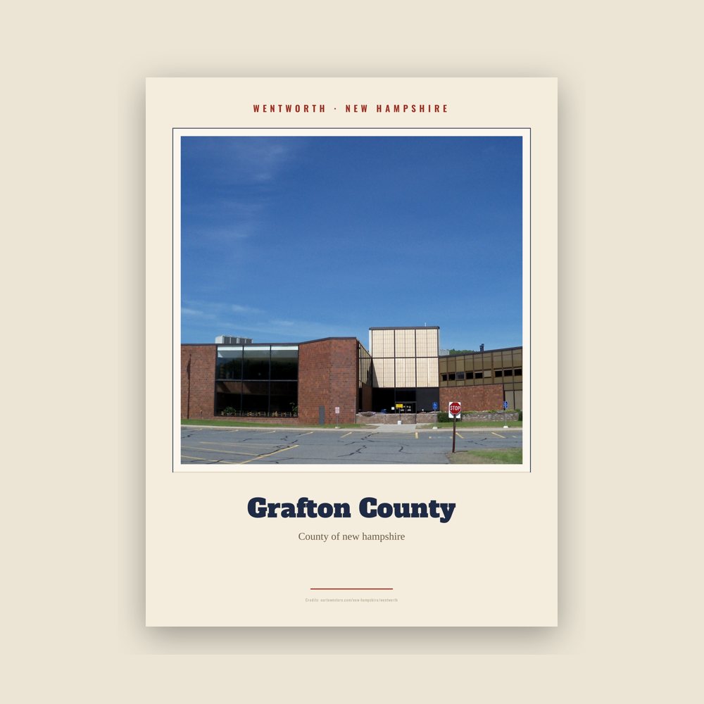 Wentworth Grafton County Landmark Print