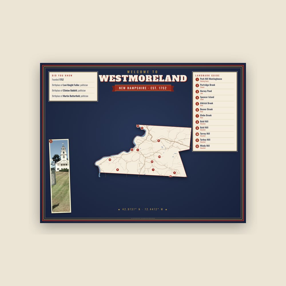 Westmoreland Map Placemat