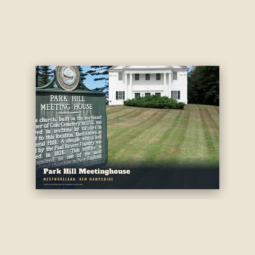 Westmoreland Park Hill Meetinghouse Postcard