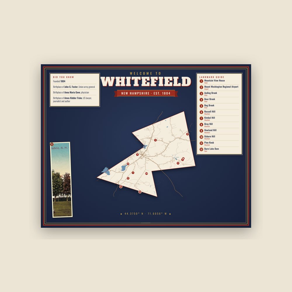 Whitefield Map Placemat
