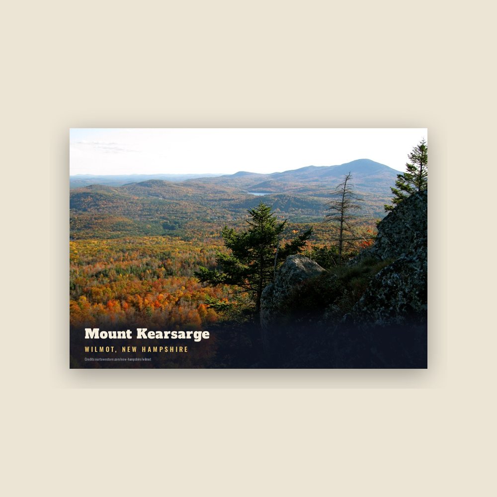 Wilmot Mount Kearsarge Postcard