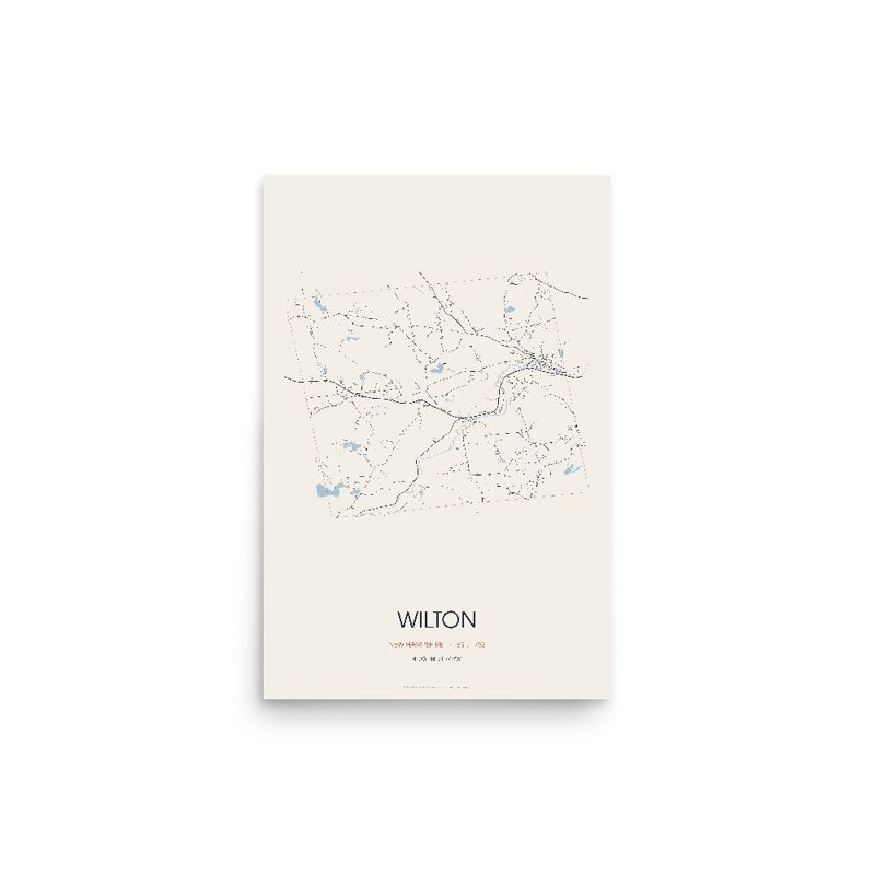 Wilton Street Map Poster · Linen