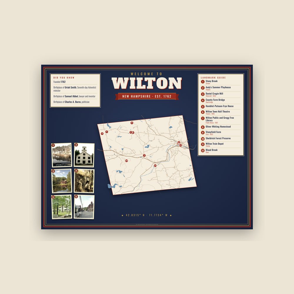 Wilton Map Placemat